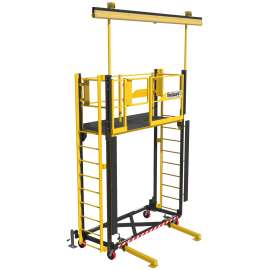 7100325589 8530397 DBI-SALA® Flexiguard™ Supported Ladder Rail Fixed Height Access Anchor System 8530397, 2 User, 9 ft High, 3 ft Wide