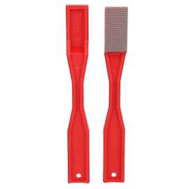 7100325632 Flexible Diamond Hand File 6210J, M74, Pattern 18, Red, 1-3/4 in x 1/2 in, NO 2, 10 ea/Case