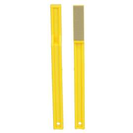 7100325639 Flexible Diamond Hand File 6210J, M40, Pattern 18, Yellow, 1-3/4 in x 1/2 in, NO 2, 10 ea/Case