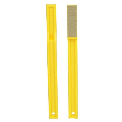 7100325639 Flexible Diamond Hand File 6210J, M40, Pattern 18, Yellow, 1-3/4 in x 1/2 in, NO 2, 10 ea/Case