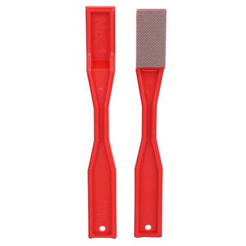 7100325776 Flexible Diamond Hand File 6210J, M74, Pattern 18, Red, 1-3/4 in x 1/2 in, NO 3, 10 ea/Case