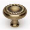 Rope A812-38-PA Knob Traditional 1-1/2-in in Polished Antique