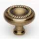 Rope A812-38-PA Knob Traditional 1-1/2-in in Polished Antique