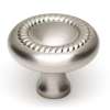 Rope A812-38-SN Knob Traditional 1-1/2-in in Satin Nickel