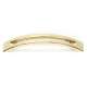 Slit Top A422-4-PB Modern Pull in Polished Brass