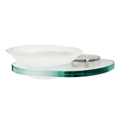Modern Soap Dish 6-11/16-in in Polished Chrome