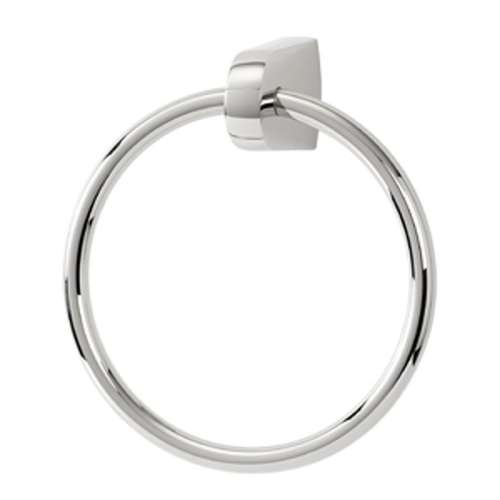 Modern Towel Ring 7-in in Polished Chrome