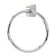 Modern Towel Ring 7-in in Polished Chrome