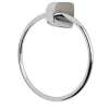 Modern Towel Ring 7-in in Satin Nickel