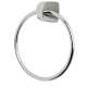 Modern Towel Ring 7-in in Satin Nickel