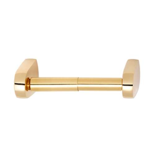 Modern Tissue Holder in Polished Brass