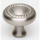 Rope A812-1-SN Knob Traditional 1-in in Satin Nickel