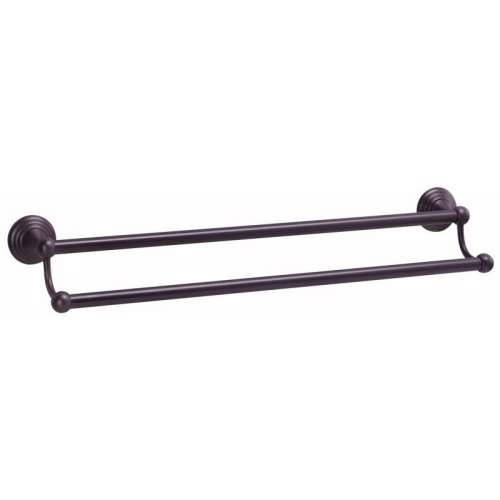 Double Towel Bar Traditional in Chocolate Bronze