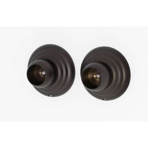 Embassy A9046-CHBRZ Shower Rod Brackets Traditional in Chocolate Bronze