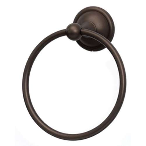 Towel Ring Traditional 6-in in Chocolate Bronze