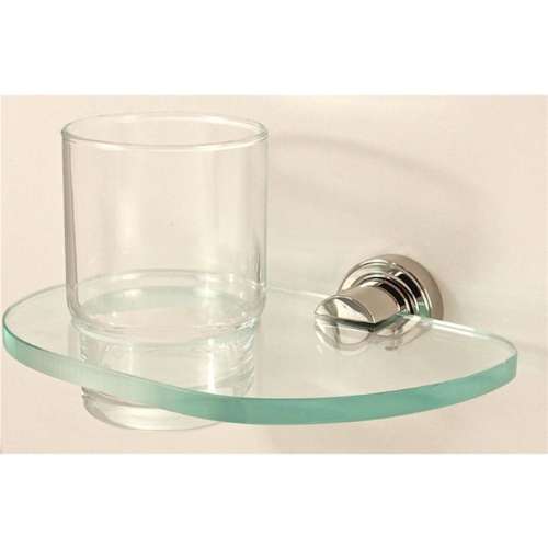 Modern Tumbler Holder 6-11/16-in in Polished Nickel