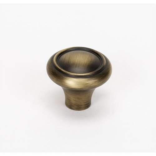 Classic Traditional A1562-AEM Knob Traditional 1-1/2-in in Antique English Matte