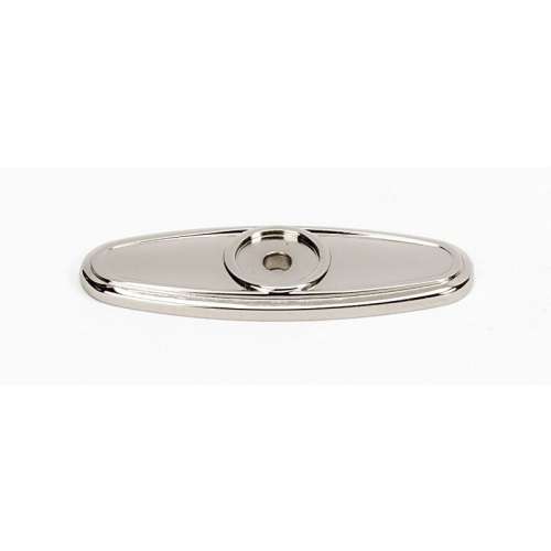 Backplate Traditional 2-1/2-in in Polished Nickel