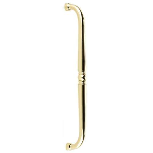 Traditional D110-18-PB Appliance Pull in Polished Brass