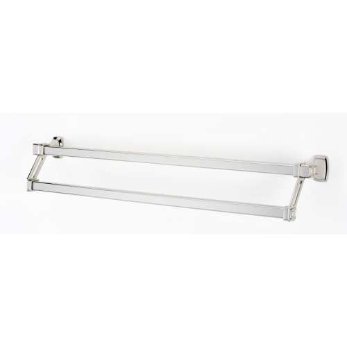 Cube A6525-25-PN Double Towel Bar Modern in Polished Nickel