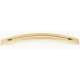 Slit Top A422-8-PB Modern Pull in Polished Brass