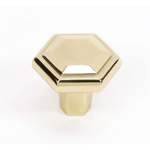 Knob 1-1/4-in in Polished Brass