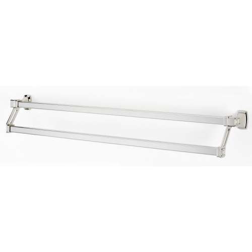 Cube A6525-31-PN Double Towel Bar Modern in Polished Nickel