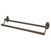Classic Traditional A8025-30-CHBRZ Double Towel Bar Traditional in Chocolate Bronze
