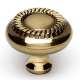 Rope A812-1-PA Knob Traditional 1-in in Polished Antique