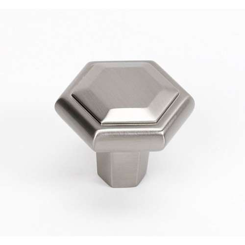 Knob 1-1/4-in in Satin Nickel