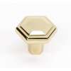 Knob Modern 1-1/2-in in Polished Brass