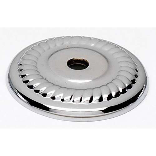 Backplate Traditional 1-1/4-in in Polished Chrome