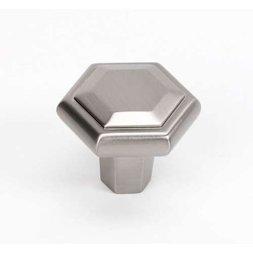 Knob Modern 1-1/2-in in Satin Nickel