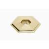 Backplate Modern 1-1/2-in in Polished Brass