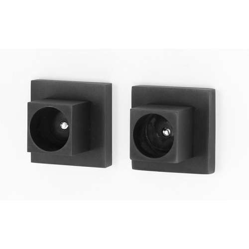 Modern Shower Rod Brackets in Bronze