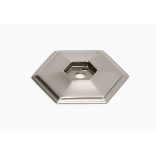 Backplate Modern 1-5/8-in in Satin Nickel