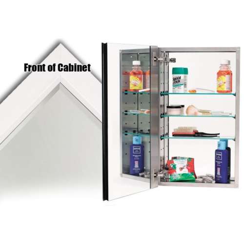 MC40244-W Mirror Cabinet in White