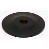Knob Backplate Traditional 1-in in Matte Black