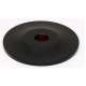 Knob Backplate Traditional 1-in in Matte Black
