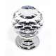 Crystal C210-CLR/PC Traditional Knob in Polished Chrome