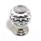 Crystal C210-CLR/PN Traditional Knob in Polished Nickel