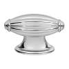 Knob Traditional 2-3/16-in in Polished Chrome