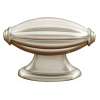Knob Traditional 2-3/16-in in Satin Nickel