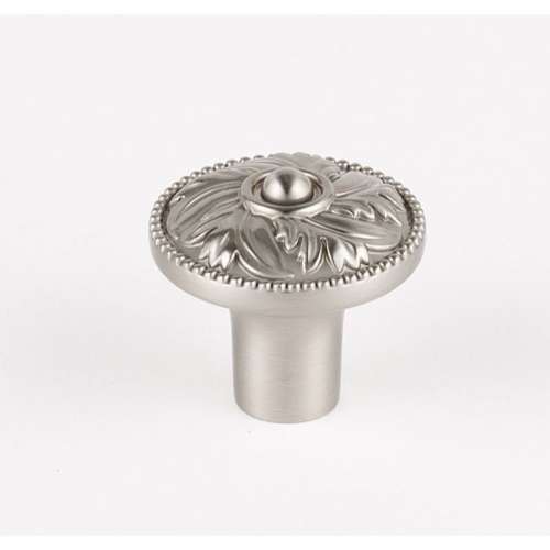 Hickory A235-14-SN Knob Traditional 1-1/4-in in Satin Nickel