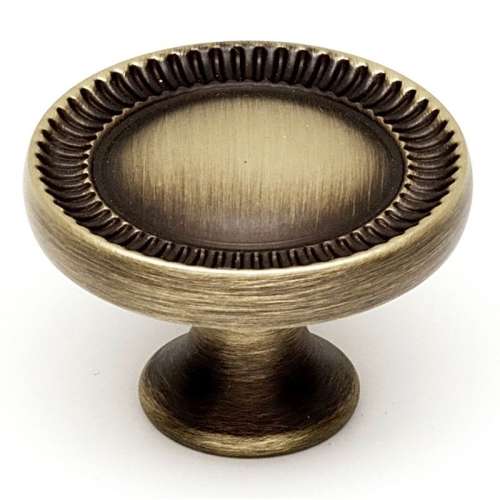 Regal A240-14-AEM Knob Transitional 1-1/4-in in Antique English Matte