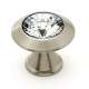 Traditional Knob in Satin Nickel
