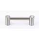 Contemporary Crystal C715-3-SN Crystal Pull Modern in Satin Nickel
