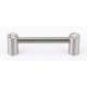 Contemporary Crystal C715-35-SN Crystal Pull Modern in Satin Nickel