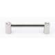 Contemporary Crystal C715-4-PN Crystal Pull Modern in Polished Nickel