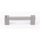 Contemporary Crystal C718-35-SN Crystal Pull Modern in Satin Nickel